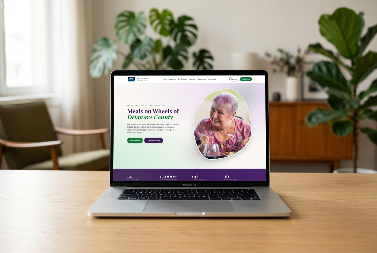 Professional small business website preview